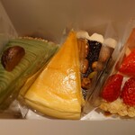 Caffe VIGORE Hiruzuoku Tokushige Gardenzu Ten - ケーキ4種