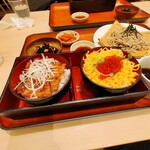 Kikuyoshi Ion Moru Musashimurayama Ten - 豚丼とイクラ丼