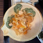 Daikichi - ランチCの小鉢の切り干し大根。美味し。