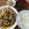 中華料理 王風 - 定食（A.肉とキャベツのみそ炒め）