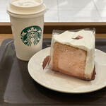 スターバックスコーヒー - ◇さくらシフォンケーキ　400円（税別）
            ◇キャラメルラテトール　450円（税別）