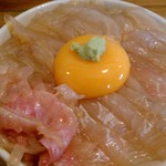 みなと食堂 - 平目の漬丼（￥１,０００－）