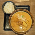 Tadokoro Shoten Joyo Ten - 北海道味噌らーめん 847円 , ライス【小】 110円