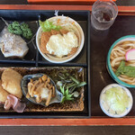 Tsurutsuru Udon Hyoroku An - おばんざい弁当（1,155円）