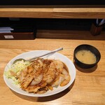 Fuku no Ya - しょうが焼カレー、950円。