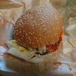 バーガーキング - ワッパーチーズ690円（かなりデカい）