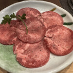 Binchotan Yakiniku Tenten Nagaoka Renkata Ten - 上タン塩