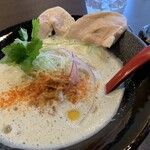 麺屋かねよし - 鶏白湯和だし柚子味噌ラーメン