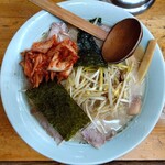 ラーメンショップ - 料理写真:2023年2月　ネギチャーシュー 並＋キムチ入り　1030+310円