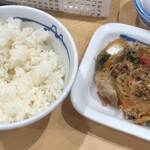 Matsuya Oomiya Higashiguchi Ten - 「牛肉チャプチェ定食(ライス並)」(730円)