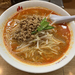 Akasaka Hanten Paresusaido Bunten - 担々麺。単品で@1,200円！！(◎_◎;)