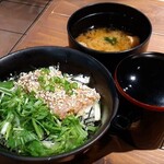 田むら 銀かつ亭 - 小田原御膳のなめろうご飯と味噌汁