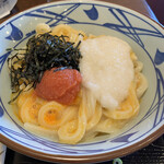 Marugame Seimen Narita Ten - 明太釜玉＋とろろ