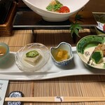 秀峰閣 湖月 - 前菜４種