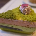 GINZA CozyCorner Niza - （2023/4月）抹茶と桜のケーキ