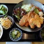 旬彩 - 料理写真:アジイカフライ定食1100円