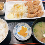 Mekiki no Ginji Minamiura Wa Nishiguchi Ekimae Ten - 唐揚げ定食