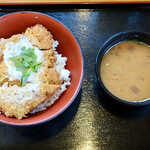 Katsu Sato Miyoshi Inter Ten - かつ丼＋ランチセット