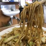 高田やきそば店 - 料理写真:太打ち。