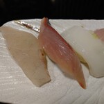 Yasuke Sushi Honpo - 全体にサッパリとしたお魚のセットとなってる