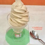 Capital Coffee Ootakanomori Ten - 他店で食べる普通のソフトクリームくらいのサイズはある！…気がする