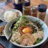 自家製麺ラーメン 裕喜庵 - 料理写真:2023年5月、6月の限定らーめんは、台湾まぜそば！大盛り、豚増し追加、背脂追加、ライス中盛り