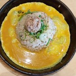 Marugen Ramen Naganuma Ten - 鉄板玉子チャーハン