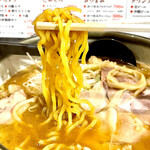 Jikabaisen Ramen Tomino Ya - 麺アップ