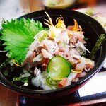 Iwashi Tei - イワシたたき丼､竜田揚げセット