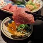 Sumibi Yakiniku Da-Wa - タン刺し