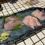 Okaeri Sakaba Sandal Kitchen - 刺身3種盛り