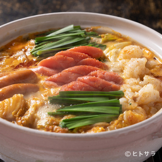 Yakitori Motsu-nabe Daruma Higashitokorozawa Ten - 辛子明太もつ鍋（3人前）