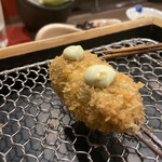 串揚げ　とりあえず - まぐろとおくら