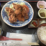 食処 そうしゃん - 大山どりのピリ辛唐揚げ 定食