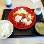 Katsuya Ibaraki Kamisu Ten - おろしヒレカツ定食 1,067円 ♪