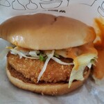 Mos Burger Ushiku Ten - エビマヨソースの海老カツバーガー520円