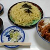 Oshokuji Dokoro Eiri - ざるラーメン＋ミニ焼肉丼セット