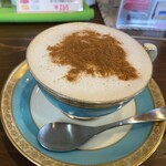 ナガモトコーヒー店 - ドリンク写真:ふわふわカプチーノ５５０円。