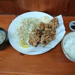 炭火焼き鳥 松風 - 料理写真:唐揚げ定食