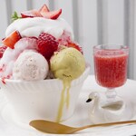 Raspberry Pi Gelato Kobo - 【2023.06】かき氷・snow cake いちご(税込1,300円)