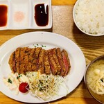 Kitchen Ko - ビーフカツ定食　¥1300