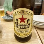 Chuka Bishoku Tommy's Kitchen - 瓶ビール　赤星