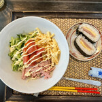 Ryukyu Cafe Tiida Kankan - 沖縄風冷麺¥850・スパム1/2¥100