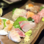 Sosaku Sushi Dining Kai - 刺身盛り合わせD 全体図