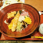 Bando Taro Hitachinaka Ten - 冷やし海老天とろろうどん