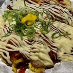 Hiroshima Fu Okonomiyaki Yuuka - すじコンのお好み焼き　そばめしみたいで神戸らしい一品です