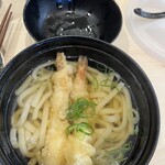 Hama Zushi Tsurugashima Ten - 海老天うどん。