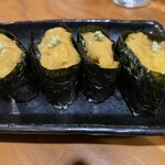 Kinkasaba Warayaki Sushi Kinji - 寿司　雲丹