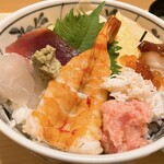 Tsukiji Sushi Ko Shinagawa Intashiti Ten - 江戸前ちらし