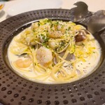 インコントロ - 魚介類のクリームパスタ　今回も本当に美味しかった